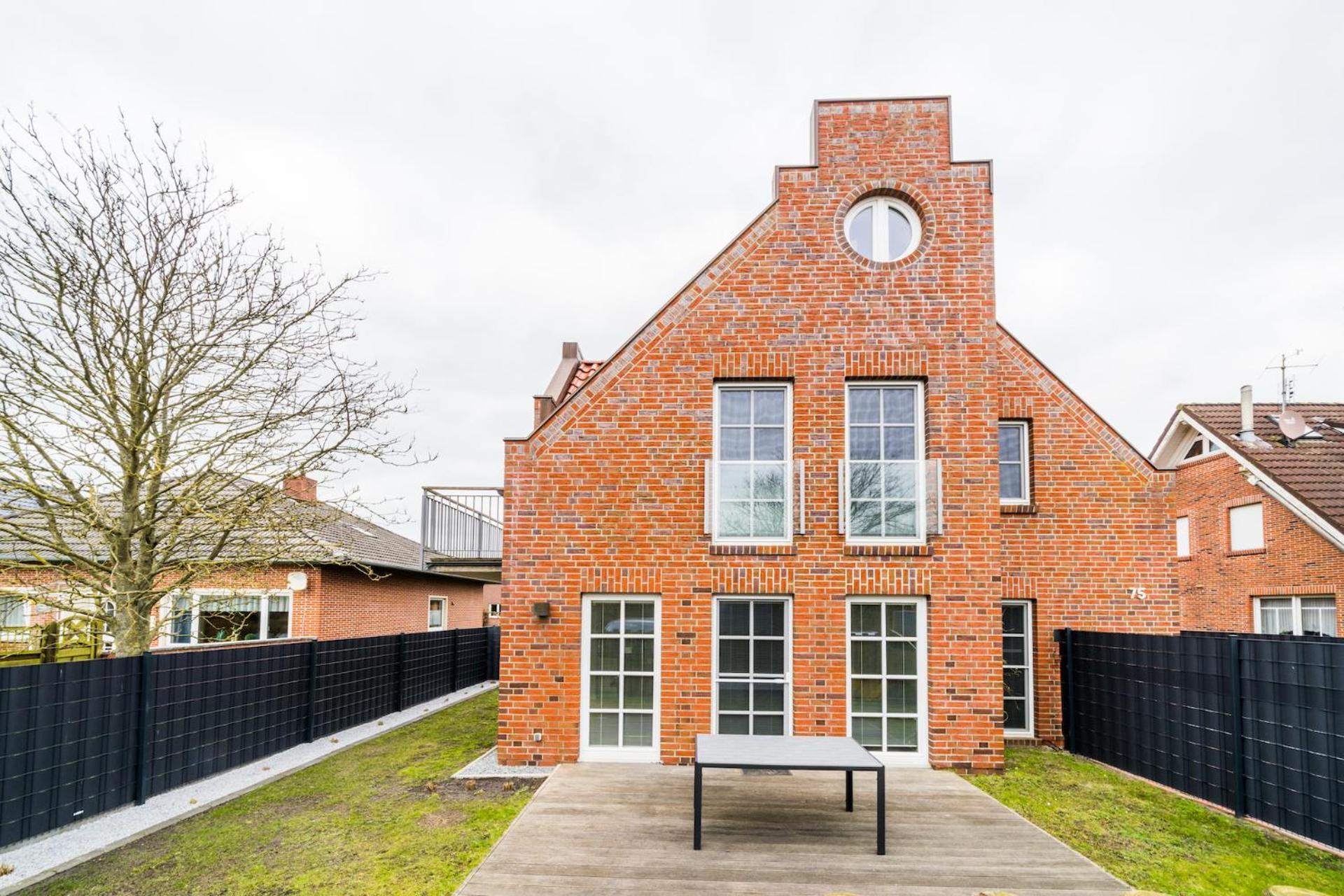 Suedstrandhus Urlaub Mit Hund Wohnung 4 Oben Borkum Exterior photo
