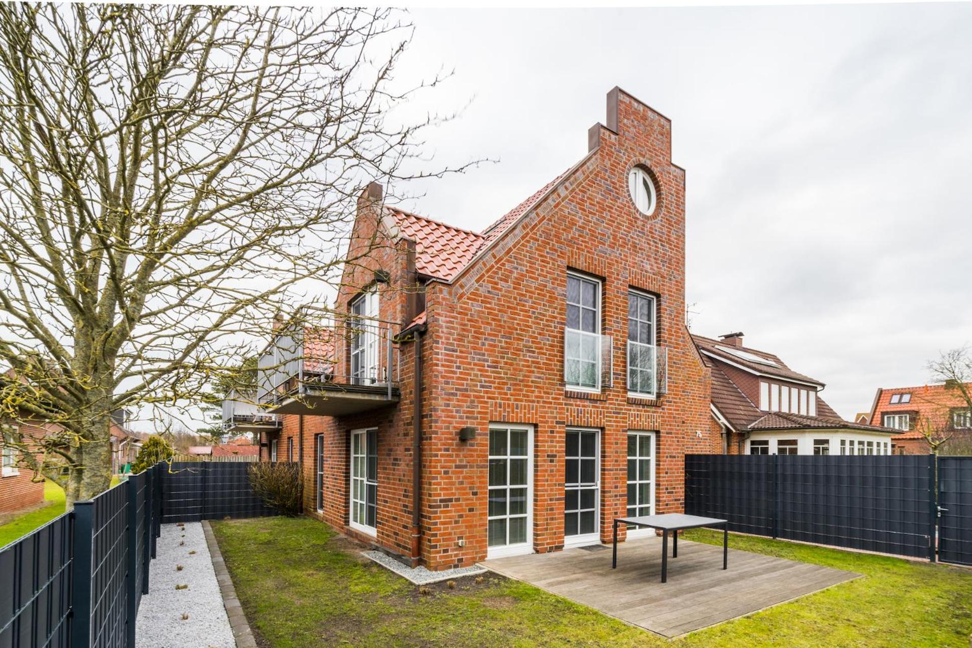 Suedstrandhus Urlaub Mit Hund Wohnung 4 Oben Borkum Exterior photo